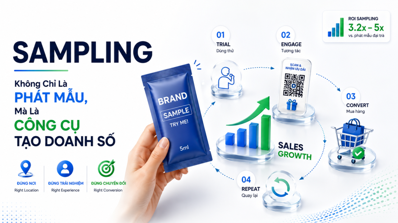 SAMPLING – Không Chỉ Là Phát Mẫu, Mà Là Công Cụ Tạo Doanh Số