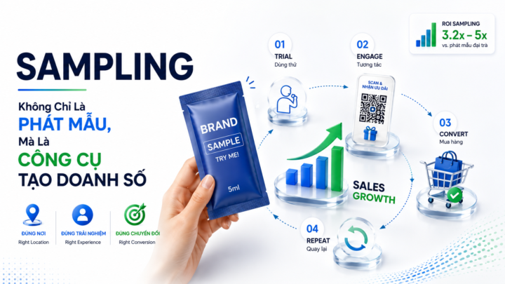 SAMPLING – Không Chỉ Là Phát Mẫu, Mà Là Công Cụ Tạo Doanh Số
